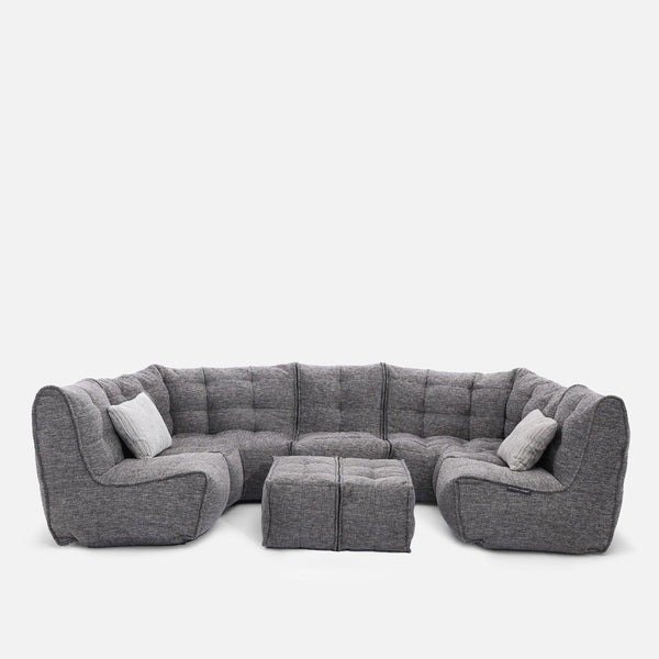 Mod 6 Lounge Max Modulsofa Luscious Gray Innedørs modulsofa