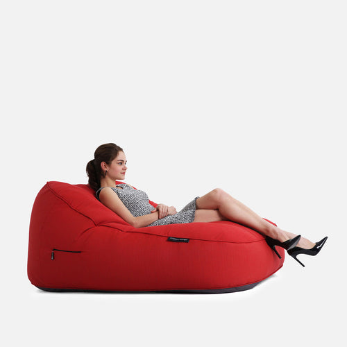 Satellite Twin Sofa Crimson Vibe (Sunbrella) 
