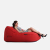 Satellite Twin Sofa Crimson Vibe (Sunbrella) Utendørs saccosekk