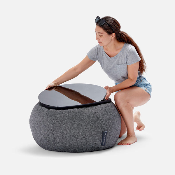 [OUTLET] Versa Table Titanium Weave Utendørs saccosekk