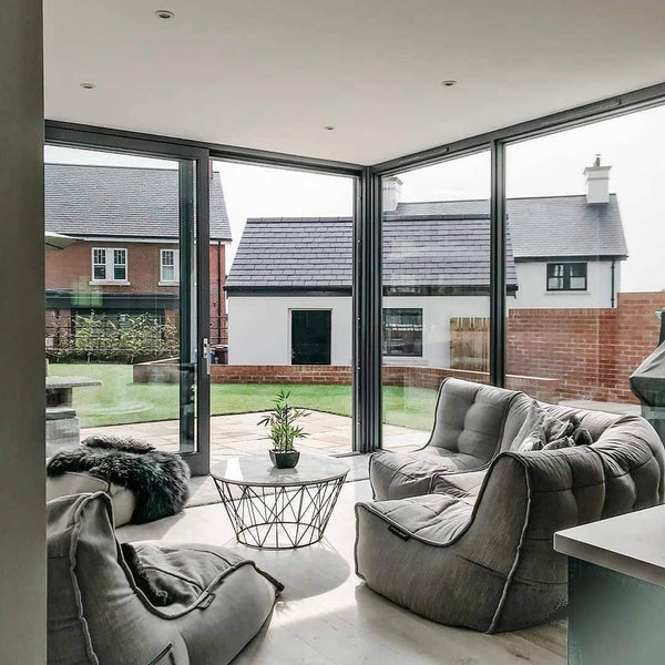 Mod 4 L Sofa Mátasófi Keystone Gray Innanhúss mátasófi