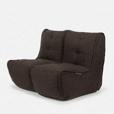 Twin Couch Modulsofa Heitt Súkkulaði 