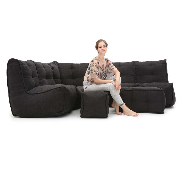 Mod 5 Living Lounge Modulsofa Black Sapphire Innedørs modulsofa