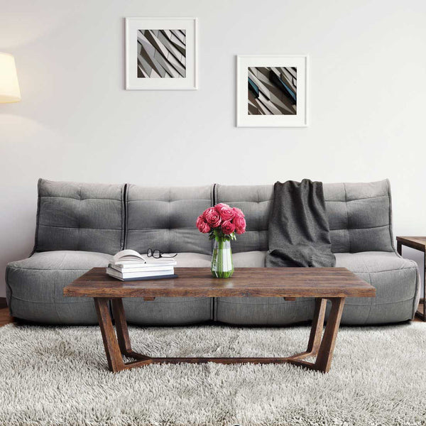 Mod 4 Quad Couch Modulsofa Keystone Gray Innedørs modulsofa