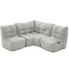 Mod 3 Cozy Corner Modulsofa Keystone Gray Innedørs modulsofa