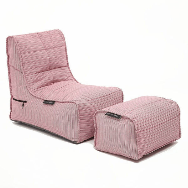 Evolution Chaise Sett Deluxe Raspberry Polo Utendørs sett